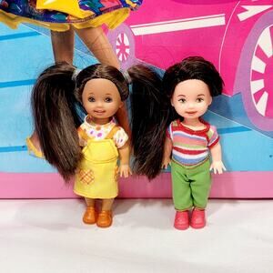 Mattel Barbie Kelly Club Amusement Park Nia and Ryan Doll Lot 2000